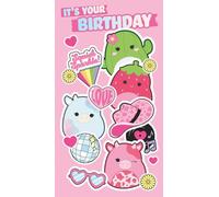 Squishmallows Birthday Card, Cute Squishmallows Greeting Card