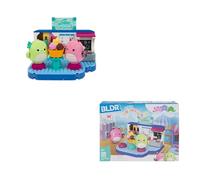 Squishmallows BLDR Frozen Yoghurt Fun Building Set - Andreina the Butterfly + Mipsy the Axolotl Buildable Figures Fans 8+, 0096