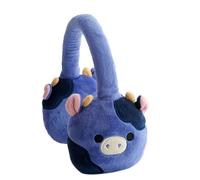 Squishmallows Ingred The Cow Plush Bluetooth Headphones With Built-in Microphone To Make And Receive Calls. 10 Meter Bluetooth Range, Volume Control, Soft Plush Ear Cushions With Adjustable Headband.