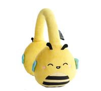 Squishmallows Sunny The Bee Plush Bluetooth Headphones With Built-in Microphone To Make And Receive Calls. 10 Meter Bluetooth Range, Volume Control, Soft Plush Ear Cushions With Adjustable Headband.