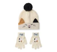 Beanie and Gloves Set Squishmallows Beige One Size