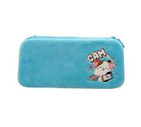 Squishmallows Cam The Cat Plush Carrying Case with Built-in Screen Protector, Accessory Storage Compartment and A Stand. Compatible with Nintendo Switch 1, 2, Lite and OLED.