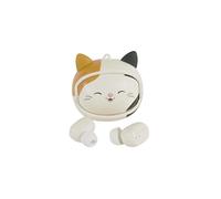 Squishmallows Cam The Cat Wireless Earbuds With Face Changing Charging Case. Play/Pause Button, Built In Microphone For Calls. 10 Meter Bluetooth Range, Volume Control.