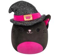 Squishmallows 7.5-Inch Catarina the Black Hat With Witch Cat Halloween Plush