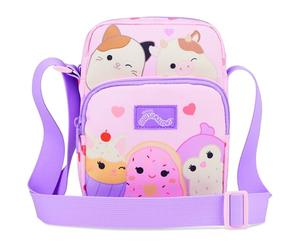 Squishmallows Cross Body Bag for Kids and Teens Cute Shoulder Sling Bag Cam The Cat Phone Mini Backpack for Travel Money Holiday