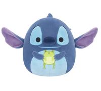 Jazwares Disney Squishmallows 8-Inch Stitch Holding Frog Plush - Official Little Ultrasoft Stuffed Animal Collectible Disney Plush Toy