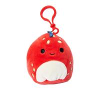 Squishmallows Dolan The Dinosaur 3.5" Keychain, Red