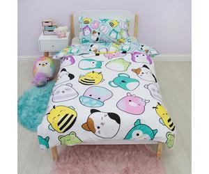 Squishmallows Duvet Cover Set Single Reversible Cam Winston Patty Wendy Girls