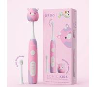 Squishmallows Electric Kids Toothbrush, Rechargeable, 3 Brushing Modes, Over 5 Weeks Battery Life, Extra Brush Head Included, Ages 4+, Patty
