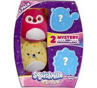 Squishmallows ENT_551113 Cinema Playset-Includes 2-Inch Mini Pretzel Chair, One Popcorn Bucket-Irresistibly Soft, Colourful Plush, Multicolor