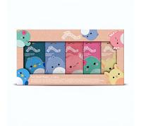 Squishmallows Face Sheet Mask Set - 5 Pack - Coconut, Strawberry, Mango, Blueberry & Watermelon. Fun Sleepover, Girls Night & Pajama Party