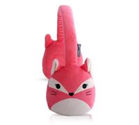 Squishmallows Fifi The Fox Plush Bluetooth Headphones With Built-in Microphone To Make And Receive Calls. 10 Meter Bluetooth Range, Volume Control, Soft Plush Ear Cushions And Adjustable Headband