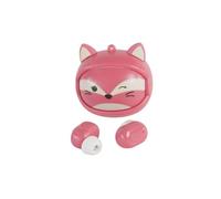 Squishmallows Fifi The Fox Wireless Earbuds With Face Changing Charging Case. Play/Pause Button Built In Microphone For Calls. 10 Meter Bluetooth Range, Volume Control.