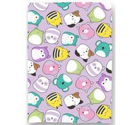 Squishmallows Officially Licensed Fleece Throw Blanket | Super Soft Warm Purple Throw, Playful Design | Perfect For Home, Bedroom, Sleepovers & Camping | Size 100 x 150cm