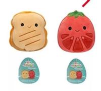 Squishmallows Flip-A-Mallows 5-Inch, Kellytoy Plush, Lil gouda & Ritter
