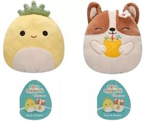 Squishmallows Flip-A-Mallows 5-Inch, Kellytoy Plush, Maui & Regina