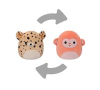 Squishmallows Flip A Mallows Lexie/Elton Mini Plush Toy, 5 Inch Size