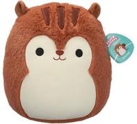 Squishmallows FuzzAMallows Plush Sawyer the Brown Squirrel 30 cm - Rare Exclusi