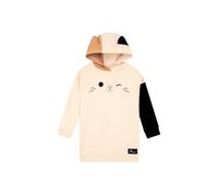 Squishmallows Girl's Cam The Cat Longline Hoodie in Off-White | Size: 9-10 Years Squishmallows Off-White 9-10 Years