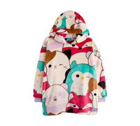 Squishmallows Girls Characters Blanket Hoodie Multicoloured (One Size)