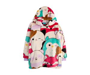 Squishmallows Girls Characters Blanket HoodieOne Size Multicoloured NS8626