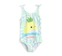 Squishmallows Girl's Kids 1 Piece Swimming Costume (Girls Yellow) in Yellow | Size: 13-14 Years Squishmallows Yellow 13-14 Years
