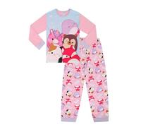 Squishmallows Girls Long Pyjama Set Kids PJ's (7-8 Years) Pink