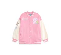 Squishmallows Girls Pink Squish Squad Varsity Jacket - 5-6 Years