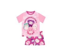 Squishmallows Girl's Short Pyjama Set in Pink | Size: 11-12 Years Squishmallows Pink 11-12 Years