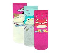 Squishmallows Girls Socks 3 pack | Kids Cotton Socks | Girls Underwear