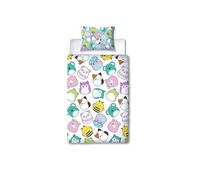 Squishmallows Happy Single Duvet Cover And Pillowcase Set