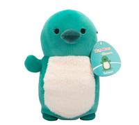 Squishmallows Hugmees Green Platypus Plush, 25.4 cm, Soft Polyester with Fuzzy White Belly