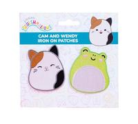 Squishmallows Iron on Patches Cam The Cat & Wendy The Frog. Cute Patches Perfect for customising Clothing & Bags. Kawaii Patches.