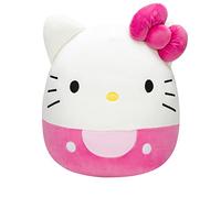 Squishmallows JWHK-12KP Hello Kitty, Sanrio 12-Inch Pink Dress Add Squad, Ultrasoft Stuffed Animal Medium-Sized, Official Kelly Toy Plush, 0.5/3 UK
