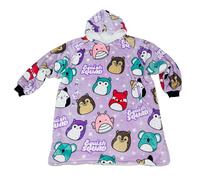 Squishmallows Kids Brt Wrabl Fleece Fluffy Dressing Gown