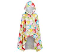 Squishmallows Kids Hooded Towel Girls Poncho 100% Cottton Beach Towel Bath Towel Changing Wrap