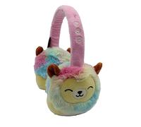 Squishmallows Leonard The Lion Plush Bluetooth Headphones With Built-in Microphone To Make And Receive Calls. 10 Meter Bluetooth Range, Volume Control, Soft Plush Ear Cushions - Adjustable Headband.