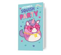 Squishmallows 'Lets Have a Squish Party' Birthday Card