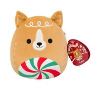 Squishmallows Louis the Boston Terrier Gingerbread Christmas 7.5" Plush Soft Toy