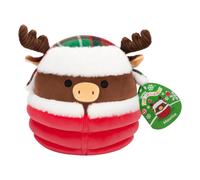 Squishmallows Maurice the Brown Moose w/Puffer Jacket 7.5" Plush Christmas 2024