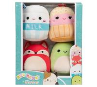 Squishmallows Micromallows 2.5" Plush 4-Pack (Fifi, Henry, Melly, Clara)