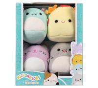 Squishmallows Micromallows 2.5" Plush 4-Pack (Gordon, Tex, Tabitha, Irina)