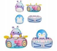 Squishmallows Micromallows 2 Mascots Daxxon and Puff with Clothes 6 cm