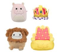 Squishmallows Micromallows SQMM0014 Accessory Set - Royal Parade, Super Soft Mini, 6.5 cm Plush Figures