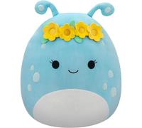 Squishmallows Original 16-Inch - Natnat the Pastel Blue Alien with Flower Crown