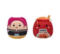 Squishmallows Netflix KPop Demon Hunters FlipAMallows Mira and Ramen | 8-Inch Flippable Official Jazwares Plush