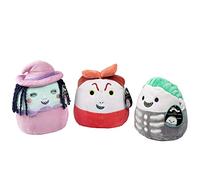 Squishmallows Nightmare Before Christmas 8" Plush Stuffed Animals, Set of 3 - Lock, Shock & Barrel - Squishy Soft Halloween Plush Toy for Kids - Age 2+