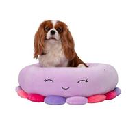 Squishmallows Official 24-Inch Beula Octopus Pet Bed - Medium Ultrasoft Official Plush Pet Bed,purple