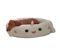 Squishmallows Official 24-Inch Gordon Shark Pet Bed - Medium Ultrasoft Official Plush Pet Bed