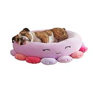 Squishmallows Official 30-Inch Beula Octopus Pet Bed - Large Ultrasoft Official Plush Pet Bed,purple